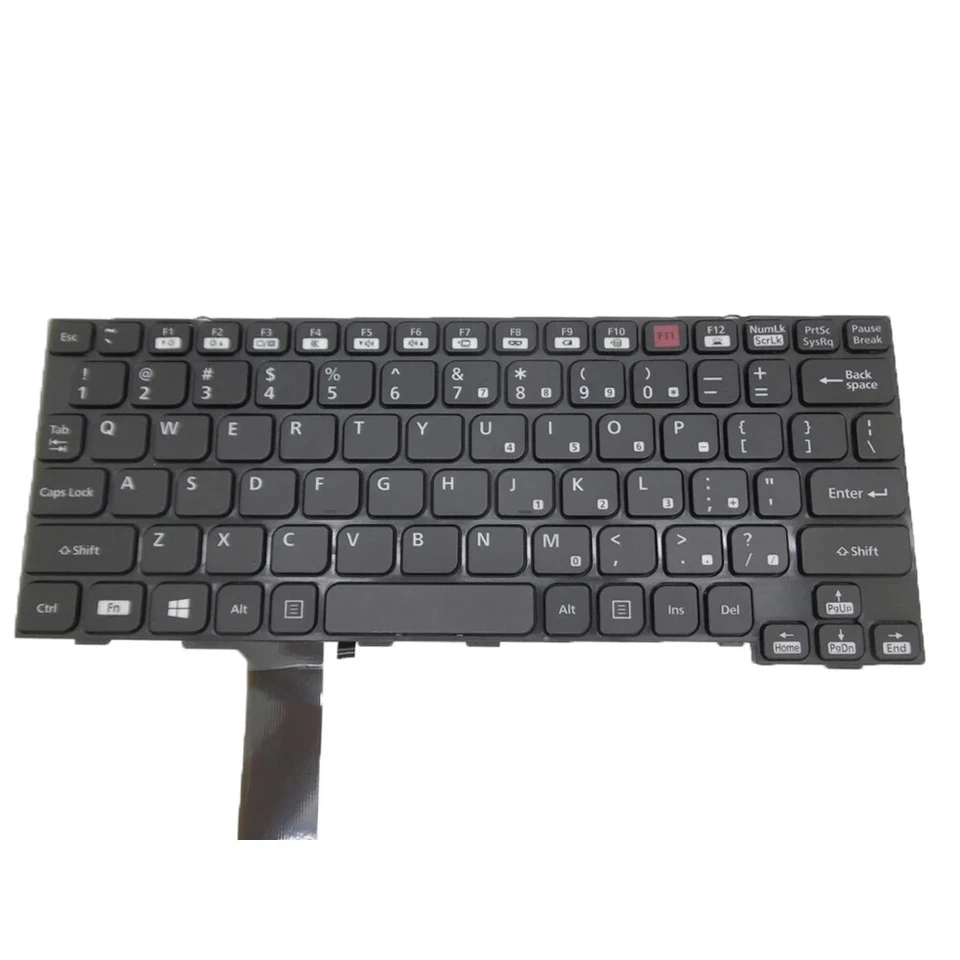 Backlit US Keyboard For Panasonic Toughbook CF-20 CF-20E0385VJ CF-20E5097VJ New - Image 1 of 4