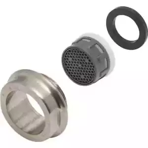 Seasons® Neoperl Aeratore Cucina Nichel Spazzolato 1,8 Gpm Maschio 0,94" Filo Esterno - Foto 1 di 1