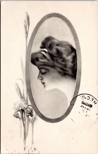 Pretty Lady, Tulip - Postal firmada por artista - H.A. Blanco - Publicado 1911 - Imagen 1 de 2