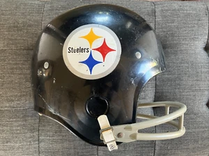 Rawlings Pittsburgh Steelers Vintage Football Helmet Made in USA - Picture 1 of 9