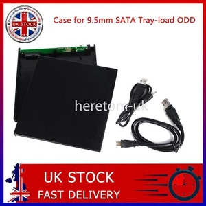 Boîtier Boîtier externe USB 2.0 pour lecteur DVD CD-W Combo Blu-ray 9,5 mm Sata - Photo 1/5