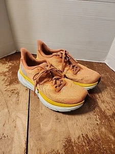 Hoka One One Clifton 8 1119394 SBSCR Orng Running Shoes Womens US 8.5B No Insole - Picture 1 of 10