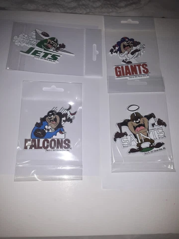 TAZ ATLANTA FALCONS LOONEY TUNES Vintage NFL Football MAGNET for Standings Board Cover