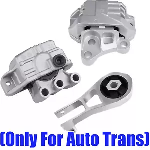 3PCS Engine Mounts & Transmission Mount Set For 2017-2020 Jeep Compass 2.4L - Picture 1 of 11