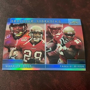 2001 Topps Chrome Set WARRICK DUNN TRAVIS MINOR COMBO REFRACTOR INSERT #TC9