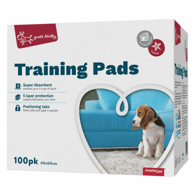 Yours Droolly AM319 Dog Training Pads - 100 Pack