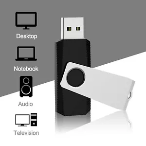 32 GB USB Flash Drive Metal Rotating Memory Pen Thumb Jump Storage Sticks U Disk - Picture 1 of 13