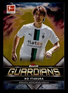 2022-23 Topps Finest Bundesliga Guardians Ko Itakura Gold Refractor Burussia /50 - Picture 1 of 2