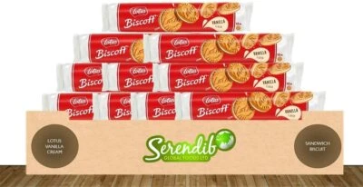 Lotus Biscoff Sandwich Vanilla Cream 150g | Pack of 10 | Suitable for Vegans - Image 1 of 4