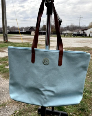 Joy Mangano Tote Purse Light Blue - Image 1 of 4
