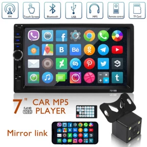 Estereo De Pantalla Coche Carro 7" Android/IOS UKW Radio Doppel DIN con Bluetooth - Bild 1 von 12