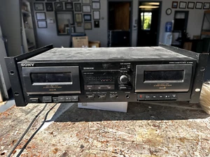 Sony TC-W365 Stereo Dual Cassette Deck with Record Function - Picture 1 of 2