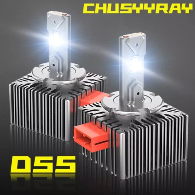 适用于 2016 - 20 雪佛兰索罗德氙气 D5S 灯泡 LED 头灯套件 高/低 — 第 1/4 张图片