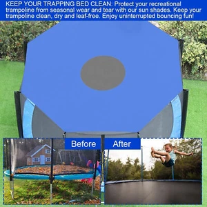 Foldable Trampoline Shade Net Anti-UV Leaf Debric Insects Prevention Waterproof  - Picture 1 of 9