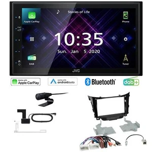 JVC Autoradio Apple CarPlay Android Auto DAB+ für Hyundai i30 ohne OEM Navi - Bild 1 von 8