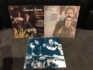 3 x Simon & Garfunkel Records, LP, vinyl. Bridge troubled water, Parsley, Sage0 - Picture 1 of 9