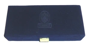Faberge Empty Presentation Hinged Velvet Box 8"(L)x3.5"(W)x1.75"(H) with Card - Picture 1 of 10