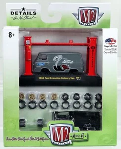 M2 Machines 1965 Ford Econoline Delivery Van Model Kit - 37000 16-15 NRFP Gray - Picture 1 of 6