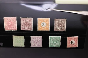 LOTE DE 8 SELLOS PFENNIG WURTTEMBERG Alemania 65, 68, 49, 21, 56, 58, 59, 57 mh - Imagen 1 de 1