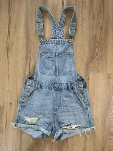 h&m &denim womens short overalls size 4 - Picture 1 of 6