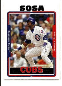 Sammy Sosa 2005 Topps #10 Mint Centered Chicago Cubs Baseball Card