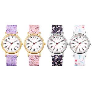 Women's Nurse Analog Quartz Wrist Watch Easy Read Silicone Strap Doctor Watches - Picture 1 of 31