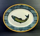 Williams-Sonoma English Angler 17.75 ? Serving Platter Oval Beautiful Trout Fish