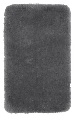 Gözze NEW YORK Badematte Badvorleger Badteppich Polyester Anthrazit 60 x 100 cm - Bild 1 von 3