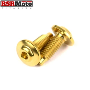 Ducati Panigale V2 V4 899 959 1199 1299 Titanium Fairing Screws Bolts - Gold - Picture 1 of 1