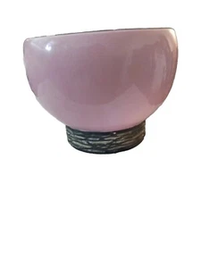 5" PINK vintage Mccoy pottery flower pot planter vase art deco  - Picture 1 of 5