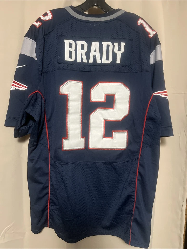 Tom Brady “ The Goat “ New England Patriots Authentic Jersey Vapor NIKE Size 56 - Image 1 of 2