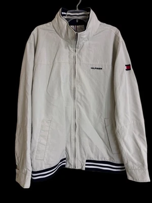 Tommy Hilfiger Full-Zip Mens Jacket Regatta White Size XXL No Hood - Image 1 of 4