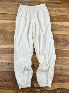 VTG 90s Nike Challenge Court Off White Windbreaker Tennis Pants Mens Sz Med - Picture 1 of 20