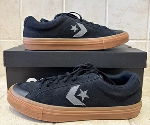 Zapatos Converse Deportivos Informales Buey Premium A13403C Negro Piel de Tiburón Goma Para Hombres Talla 11.5 - Imagen 1 de 5
