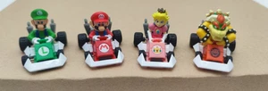 Set Yujin Mario Kart Gashapon Pull Back Car - Mario Luigi Bowser Peach Raro - Picture 1 of 17