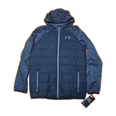 Jaqueta com capuz Under Armour Storm preta juvenil tamanho G (NOVA) - Imagem 1 de 4