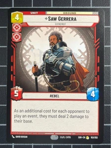 Star Wars Unlimited - Saw Gerrera 153 - Imagen 1 de 1
