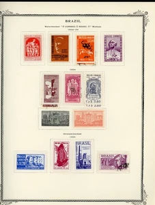 BRAZIL Selections on Scott Specialty Album Page Lot #23 - SEE SCAN - $$$ - Picture 1 of 1