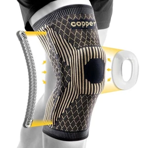 Copper Knee Sleeves for Women Arthritis Support Running Brace 4XL - Picture 1 of 6