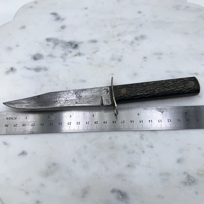 Винтажный охотничий нож Imperial Providence RI США с фиксированным лезвием 8,5 дюйма - Изображение 1 из 4