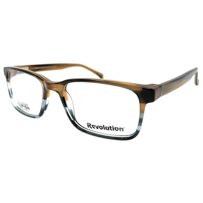 REVOLUTION - TROY BLU 54/18/140 - BLUE NEW Authentic EYEGLASSES & POLAR SUN CLIP - Image 1 of 4