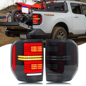 LED Tail Lights for Ford Maverick 2022-2026 XL XLT Black Rear Lamps Set Assembly - Bild 1 von 5