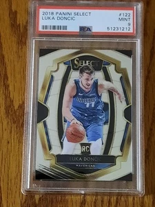 Luka Doncic RC 2018 Panini Select # 122 Premier Level Mavericks/Lakers PSA 9 MT - Bild 1 von 6
