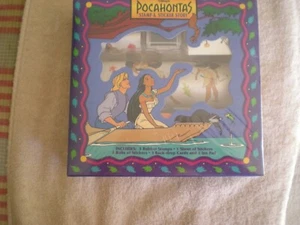 Vintage ancora sigillato Disney's Pocahontas timbro e sticker storia - Foto 1 di 3