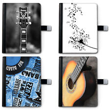 Music Notes PU Leather Ipad Case;360 Swivel Tablet Cover For Apple I Pad