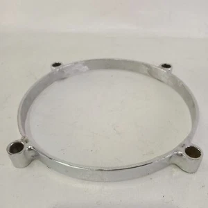 5.75 " Bongo Bordure / Boucle Chrome Vintage Moulé Droit 5-3/4Hole Latin - Picture 1 of 2