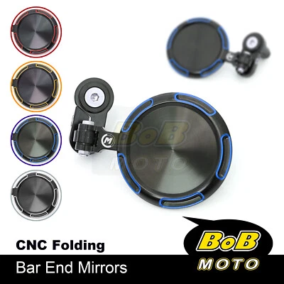 CNC SONIC Bar End Mirrors For Suzuki GSX-S1000F ABS 16-19 18 17 - Imagem 1 de 4