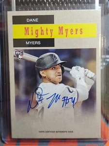 2024 Topps Archives 1958 TV Westerns Auto Dane Myers "Mighty Myers" - Picture 1 of 8