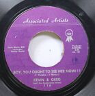 Hear! Rock & Roll 45 Kevin & Greg - Boy, You Ought To See Her Now / Sparkle O