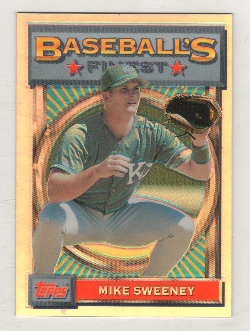 2001 Topps Finest Origins Refractor #10 Mike Sweeney Kansas City Royals BV$5